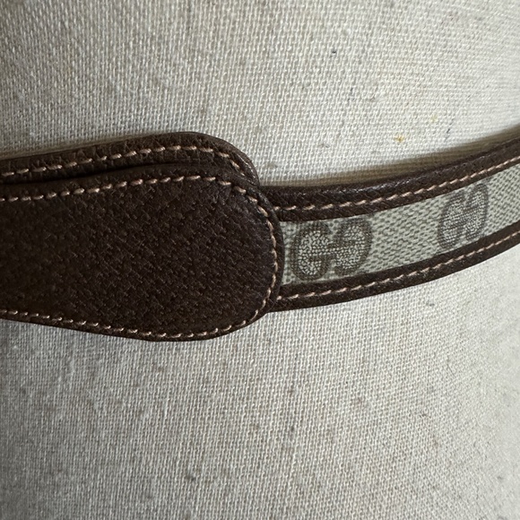 Vintage GUCCI Women's  Belt Two Tone Buckle Size 70- 28 - Picture 3 of 7